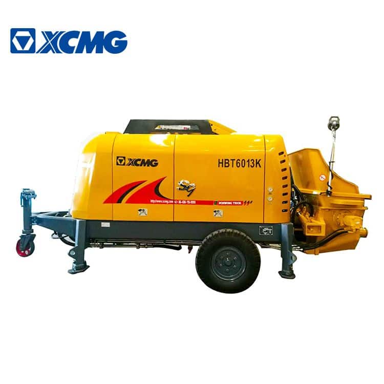 XCMG Official HBT6013k 118kw concrete trailer pump lightweight concrete pump mobile concrete pump equipment for sale