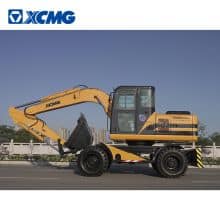 XCMG wheel excavator XGE150W China new 15 ton excavator with spreader and Cummins engine price