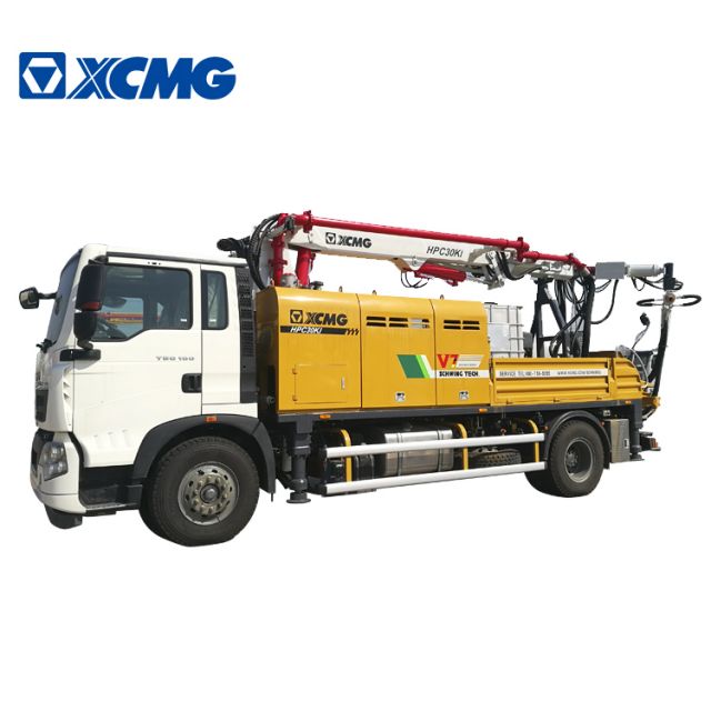 XCMG Schwing truck mounted concrete shotcrete spraying machine HPC30KI with HOWO chassis price