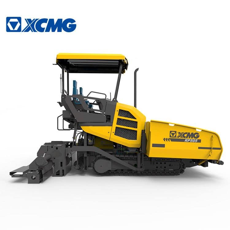 XCMG manufacturer 5m width asphalt paver RP505 Chinese  small crawler pavers machines price