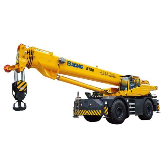 XCMG Official RT80 Rough Terrain Crane for sale