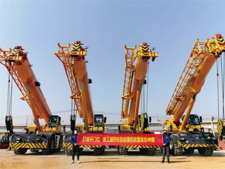 XCMG Official 90 ton rough terrain crane China mobile crane RT90E crane terrain rough price