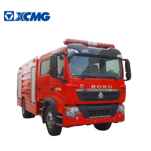 XCMG 8 ton 4x2 fire truck SG80F2 China water tank rescue fire fighting truck with HOWO chassis price