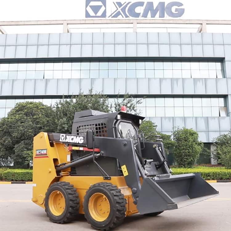 XCMG mini skidsteer loaders XC740K 1 ton China new skid steer loader
