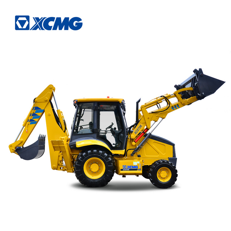 XCMG XC870K 2.5ton new mini wheel backhoe with front end loader and excavator