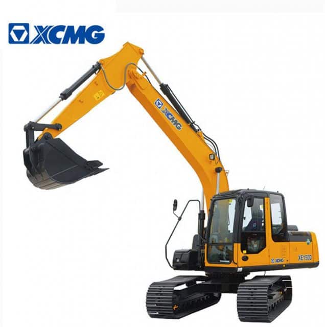 XCMG 15 Ton Excavators Machine XE155D With Excavator Hydraulic Hammer Attachments Price