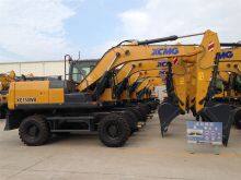 XCMG Factory Price New 15 Ton Hydraulic Wheel Excavator Machine XE160W With Euro Stage IV For Sale