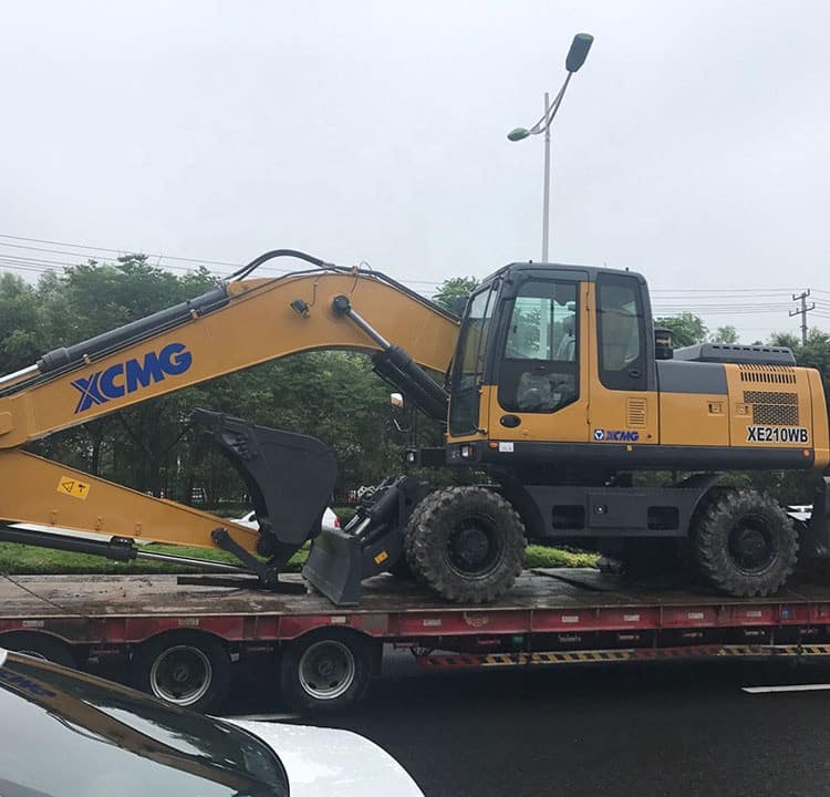 XCMG Wheel Excavator Hydraulic Excavators 21 ton Chinese Excavator Digger XE210WB Price