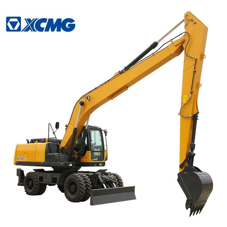 XCMG Excavator Long Reach 20 ton New Wheel Excavators Machine XE210WLL