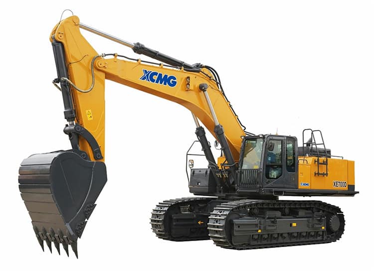 XCMG 70 Ton Mining Crawler Excavator Bucket 4.6cbm XE700D With Hydraulic Breaker For Sale