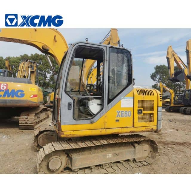 XCMG Official 8 Ton Cheap Used Second Hand Hydraulic Excavator Price XE80