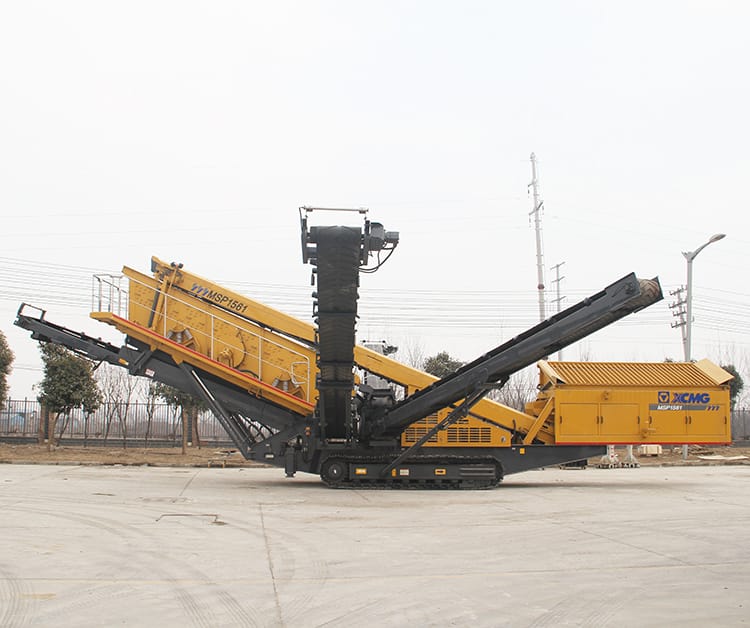 XCMG Mobile Stone Crusher 127hp Mobile Sand Screening Plant XFY1548 With Cummins Engine For Sale