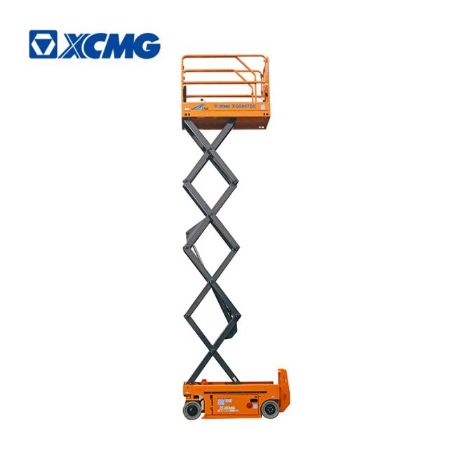 XCMG Scissor Lift Manufacturer XG0807DC China Brand 8m Mobile Motorcycle Scissor Lift Table for Sale