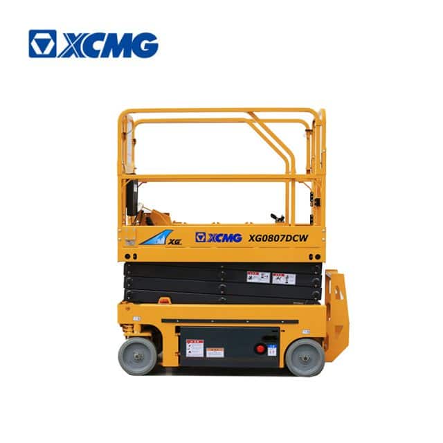 XCMG official manufacturer 8m mini china electric drive scissor lift XG0807DCW machine price