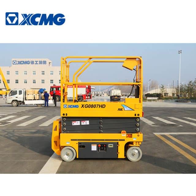 XCMG 8m small hydraulic scissor lift XG0807HD manlift platform