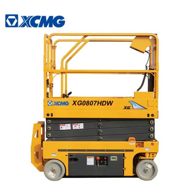 XCMG official 8m mini electric scissor lift XG0807HDW aerial working platform price for sale