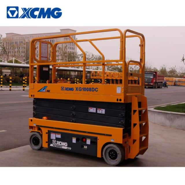 XCMG 10m electric drive scissor lift work platform XG1008DC hydraulic lift price