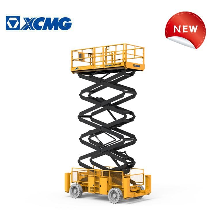 XCMG 18m scissor lift XG1823RT China mobile electric rough terrain scissor lift