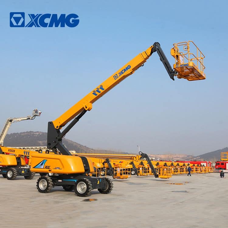 XCMG official 22m hydraulic towable telescopic boom lift XGS22