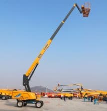 XCMG official 22m boom lift telescopic aerial work XGS22 for sale