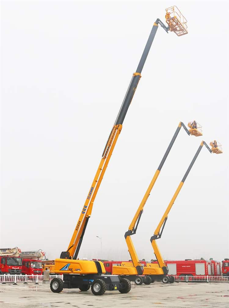 XCMG XGS34 34m mobile telescopic towable boom lift hydraulic price