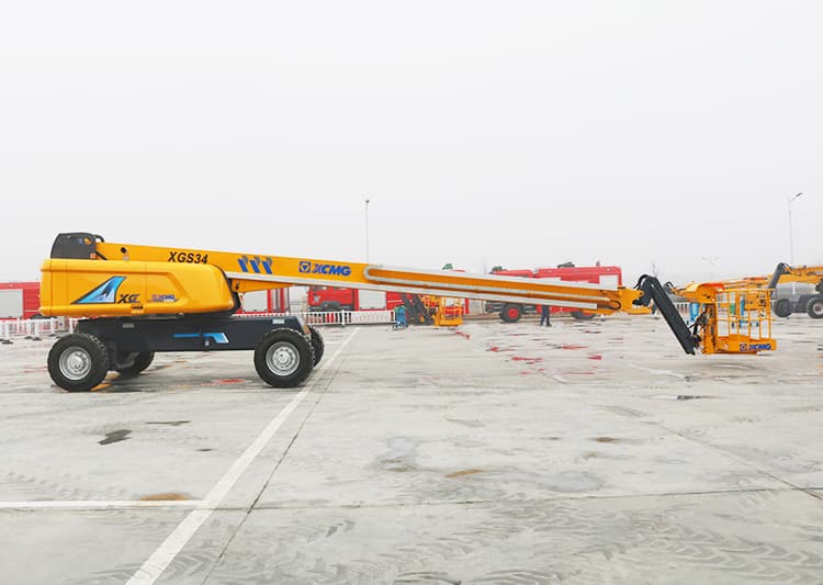 XCMG official XGS34 34m hydraulic manlift telescopic boom platform price