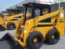 XCMG mini skid steer loader XT740 small wheel loader with attachment