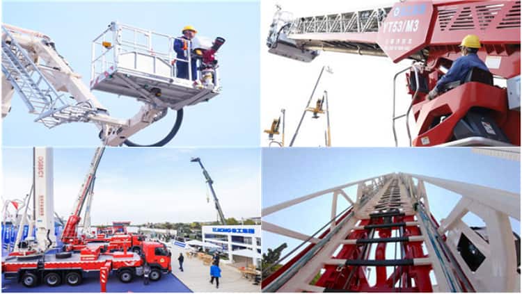 XCMG Official Fire Truck China 53m new aerial ladder fire truck YT53M1 price for sale