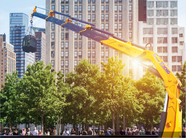 XCMG Official 10 Ton Hydraulic Folding Arm Crane SQ10ZK3Q New Knuckle