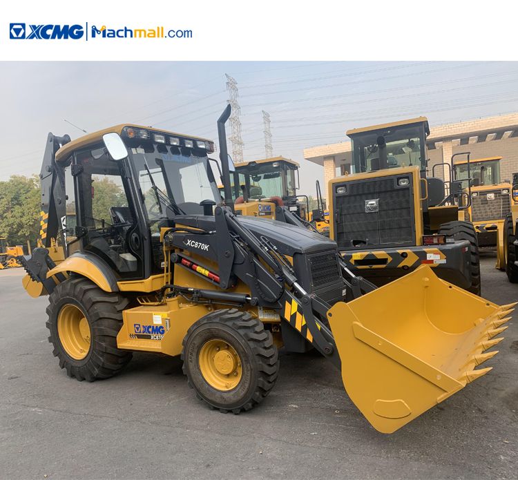 XCMG XC870K 2.5 ton new China tractor with loader and backhoe for sale