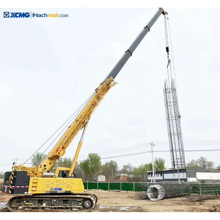 XCMG manufacturer 40 ton mobile crawler boom crane machine for sale