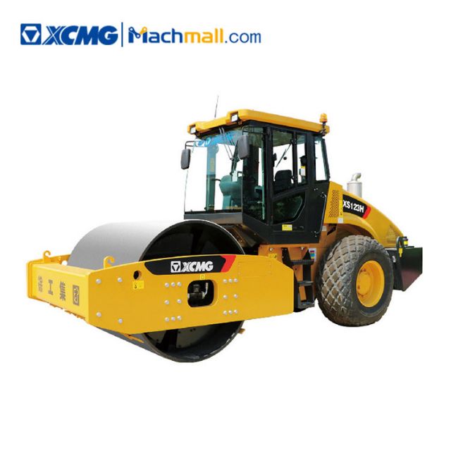 XCMG official 12 ton vibratory roller XS123H road roller machine for sale