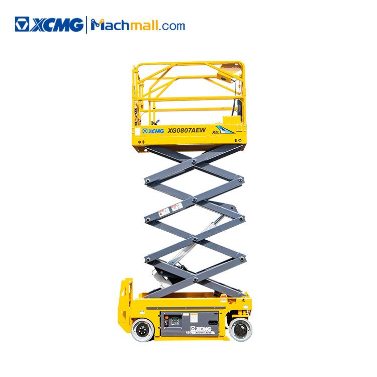 XCMG factory 8m XG0807AEW Full electric scissor lift price, MACHMALL