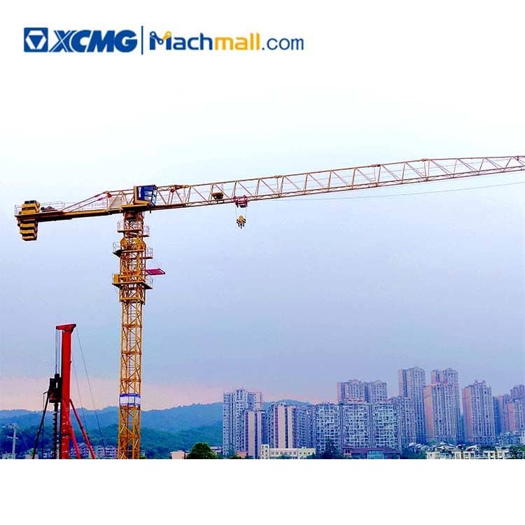 XCMG brand top 10 tower crane XGT6018B-8S1 60m 8t stationary tower crane for sale