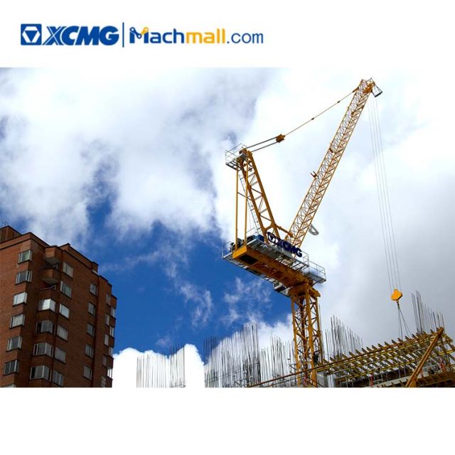 XCMG brand 50m radius 10 ton stationary luffing tower crane XGL160-10S for sale