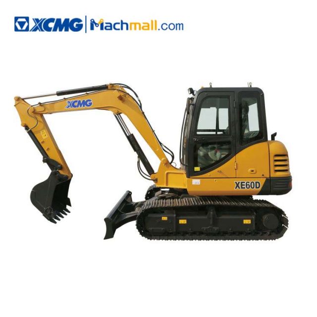 XCMG High quality used 6 ton small hydraulic crawler excavator XE60D used price for sale