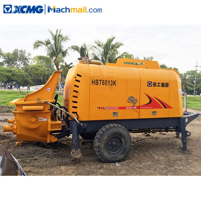 XCMG Official concrete pump trailer HBT6013K 40M3/H Productivity price