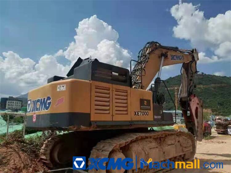 XCMG Used 70t XE700D 2016 Mining Excavators For Sale