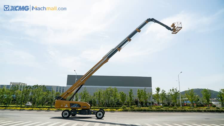 XCMG XGS50K 50m straight arm aerial work platform telescopic boom lift with 62.5kw engine price