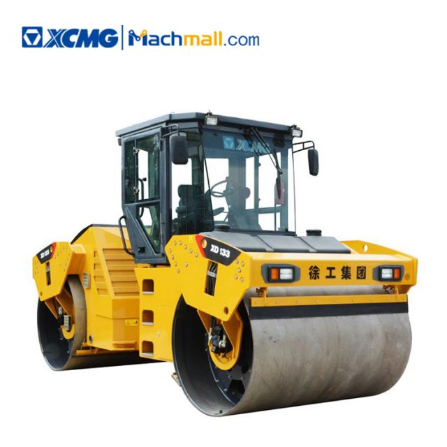 XCMG official 13 ton vibratory road compactor XD133 price