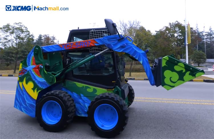 XCMG Skid Steer Loader with Customized Chinese style Paint price