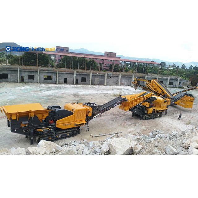 XCMG pe 760*1000 small jaw crusher mobile stone crusher line XPE0810 price