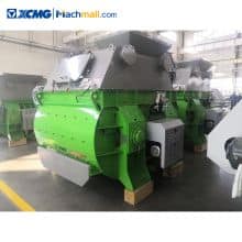XCMG new 2000L double horizontal concrete mixer price for sale