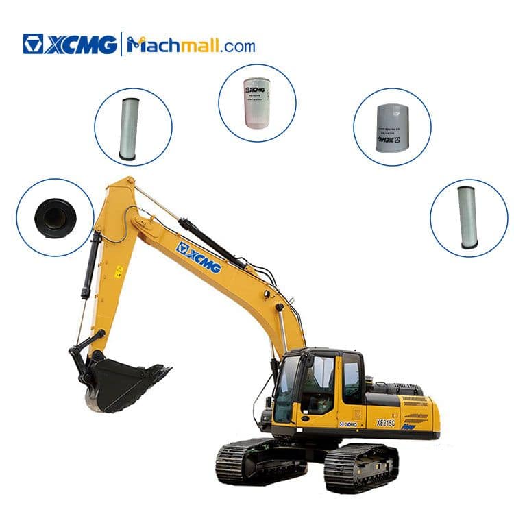 Consumable Spare Parts List of XCMG XE215C Excavator
