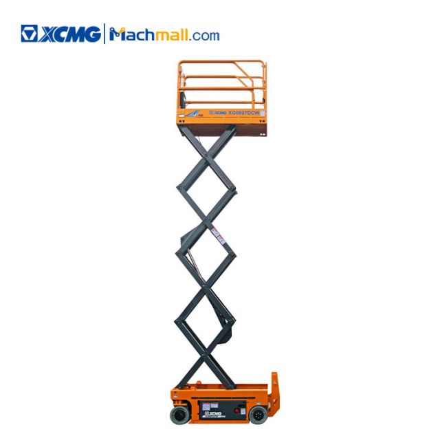 XCMG factory 8m XG0807DCW Full electric scissor lift price