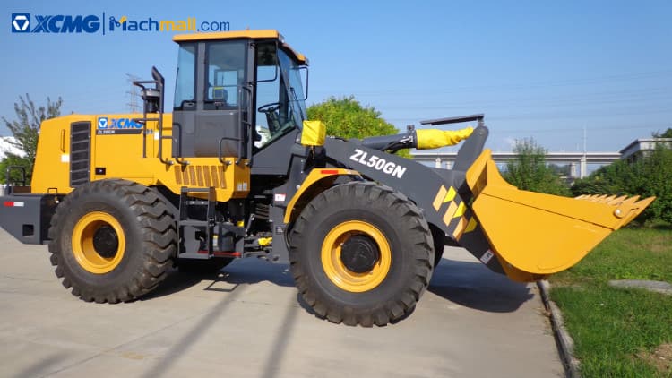 Wheel loader for sand with 4.5m3 buckets ZL50GN in Argentina