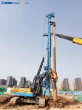 XCMG XR120D small piling rig machine 120kn 44m rotary drilling rig for sale