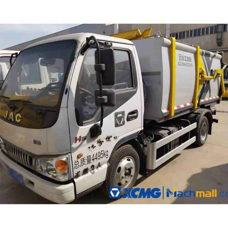 China XCMG 5 Cubic Meter Used Dump Garbage Truck For Sale