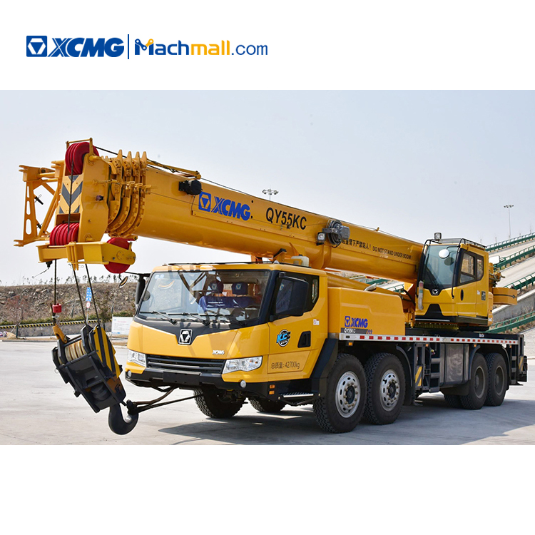 55 ton XCMG telescopic crane truck boom QY55KC for sale