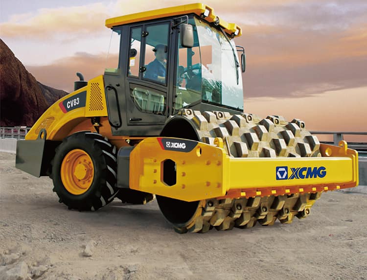 XCMG official 8t CV83U hydraulic road roller price